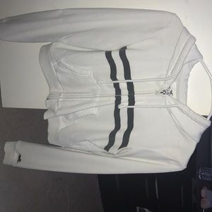 Holister white jacket